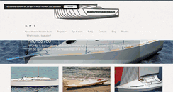 Desktop Screenshot of modernwoodenboat.com